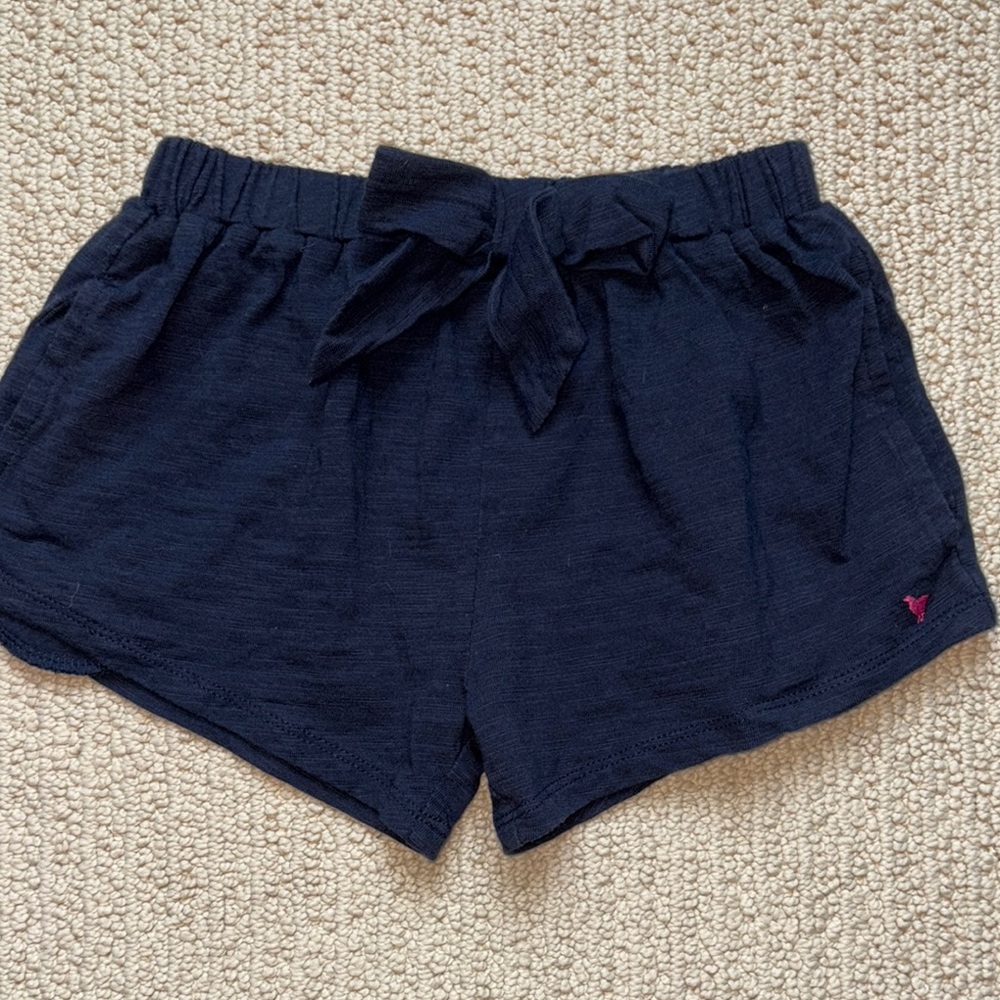 Pink Chicken Navy Shorts with Bow size 10